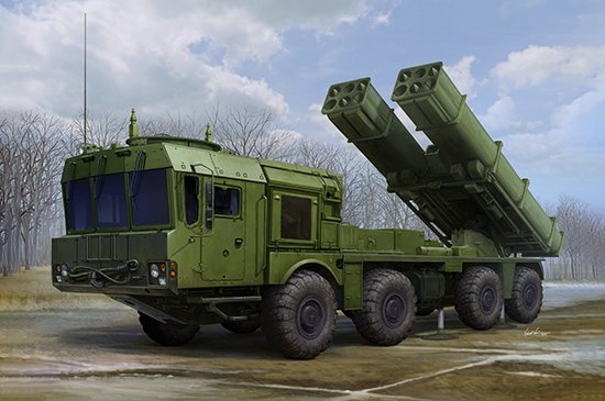 Trumpeter : 9a53 uragan 1m mlrs tornado russe