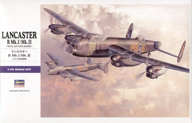 Hasegawa : Lancaster B Mk.I/Mk.III (Royal Air Force Bomber)