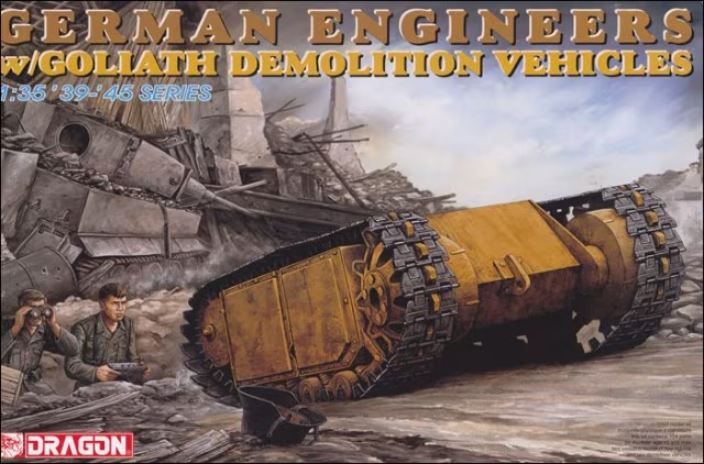 Dragon : German Engineers w/Goliath Demolition Vehicles