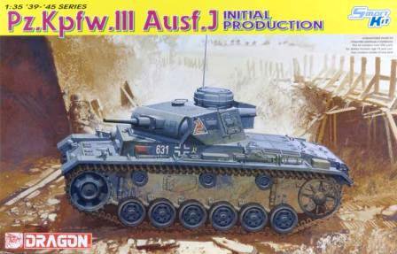 Dragon : Pz.Kpfw. III Ausf. J │ Initial Production