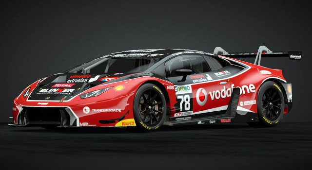 Sideway : Lamborghini Hiracan GT3 team barwell motorsport