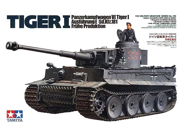 Tamiya : Tiger I │ Panzerkampfwagen VI Tiger I Ausführung E (Sd.Kfz.181) Frühe Produktion