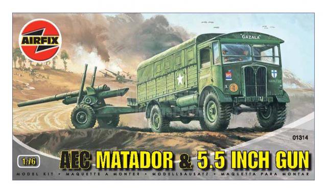 AEC Matador and 5.5 Gun