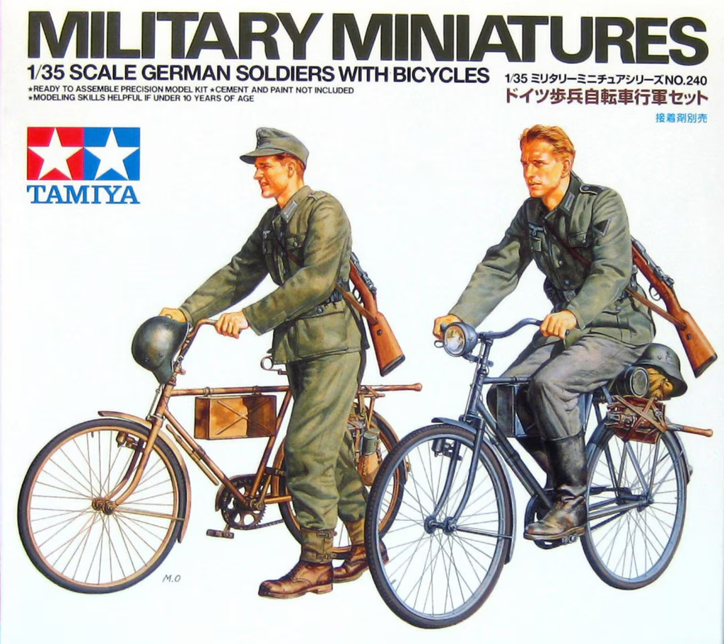 Tamiya : German Soldiers with Bicycles 