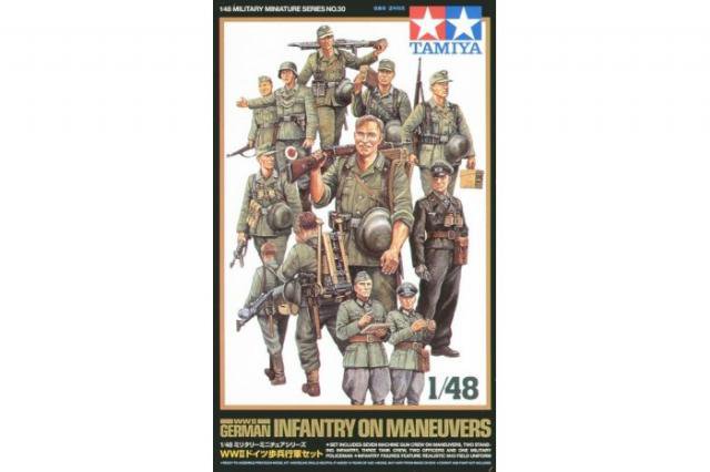 Tamiya : WWII German infantry on maneuvers