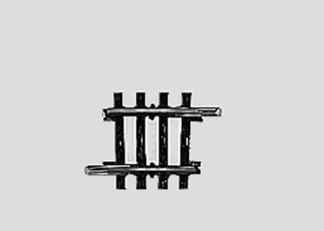 Rail Courbe R 424.6mm 1/8 = 3.75°