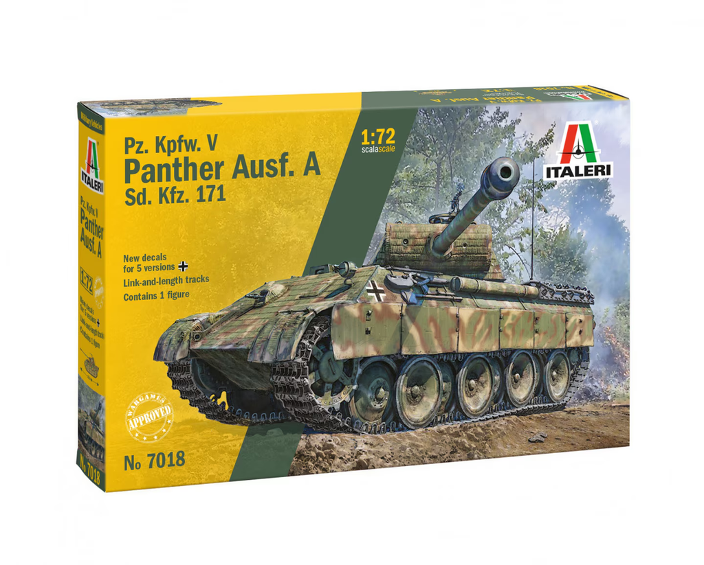 Italeri : Sd.Kfz. 171 Pz.Kpfw. V Panther Ausf. A 