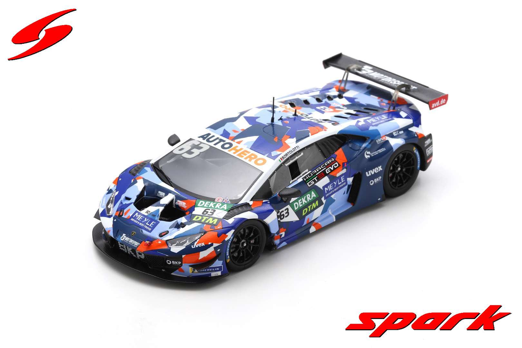 LAMBORGHINI HURACAN GT3 EVO N°63 T3 MOTORSPORT ASSEN DTM 2021 MIRKO BORTOLOTTI (300EX)