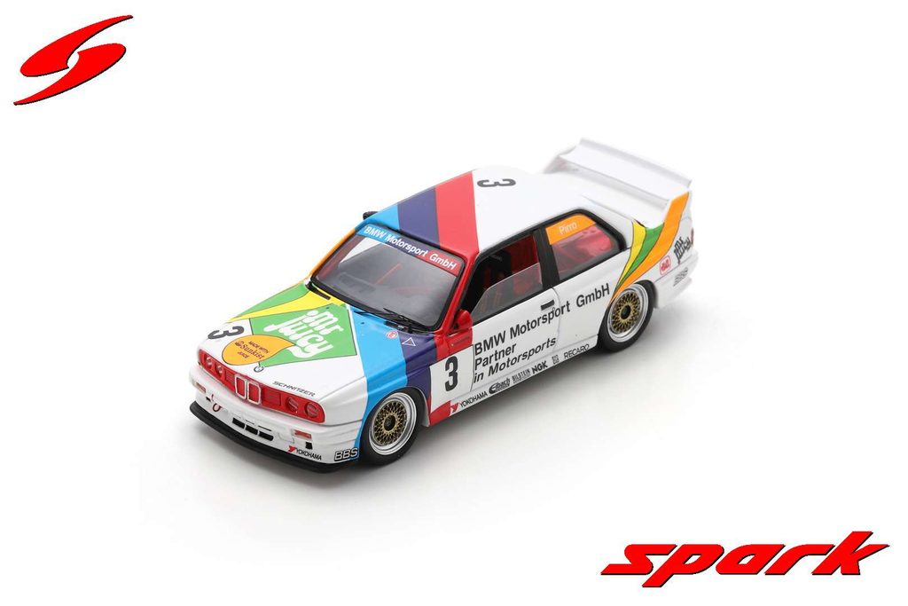 Spark : BMW E30 - Bmw m Team Schnitzer │ No.3 2nd Macau Quia Race 1990 Emanuele Pirro