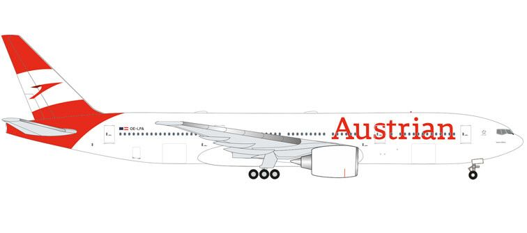 Herpa : Boeing 777-200│Reg. OE-LPA Sound of Music - Austrian Airlines