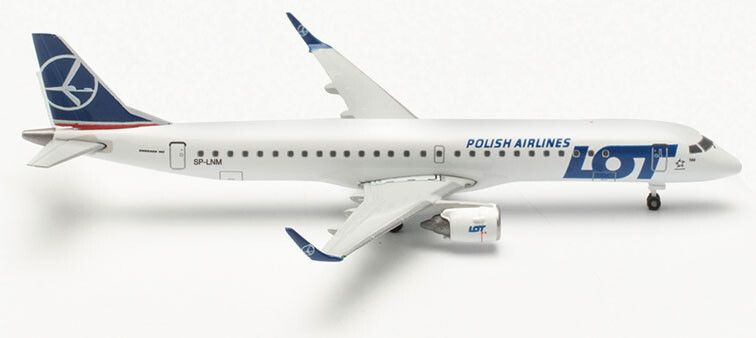 Herpa : Embraer E195│Reg. SP-LNM - LOT Polish Airlines