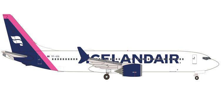 Herpa : Boeing 737 Max 9 │Reg. TF-ICD Baula - Icelanair Boeing