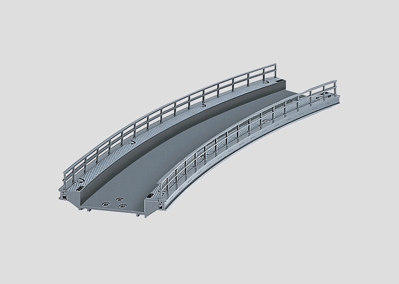 Marklin : Rampe de pont COURBE R 437,5 MM