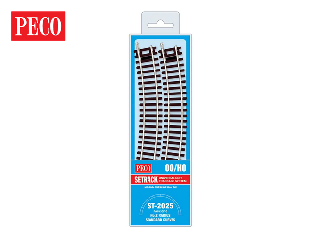 Peco : Rail Courbe R=438mm (8pcs) Code 100