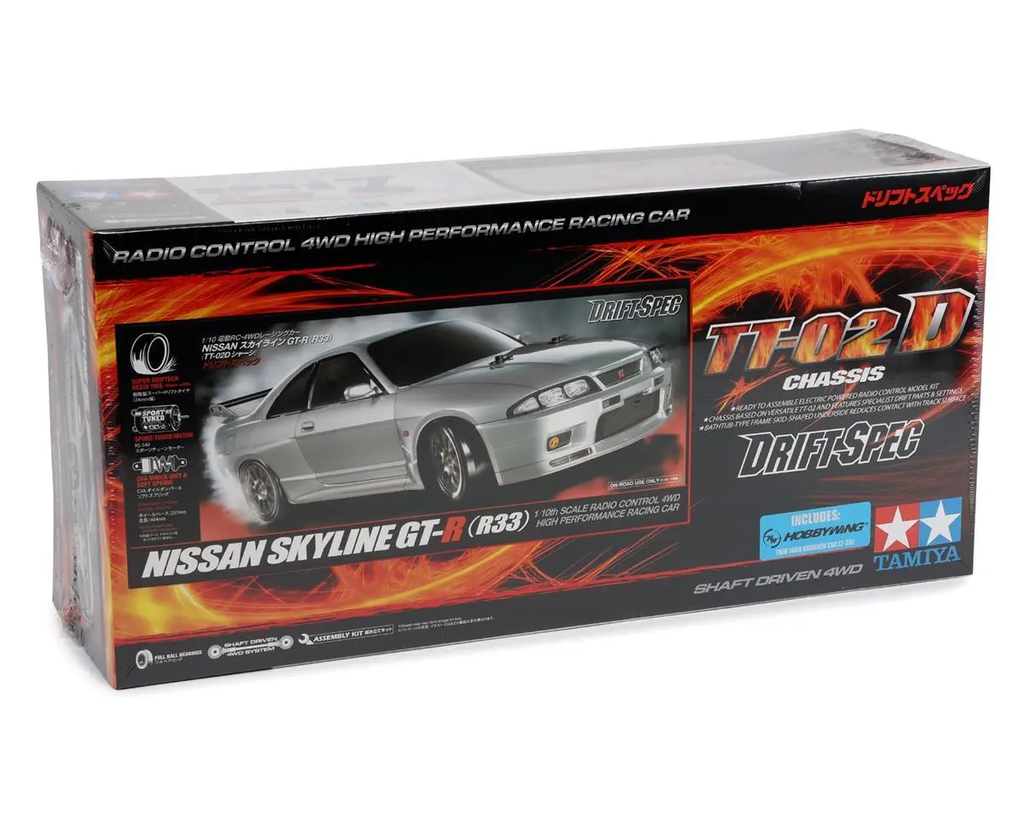 Tamiya : TT-02D │ Nissan Skyline GT-R (R33) Drift Spec