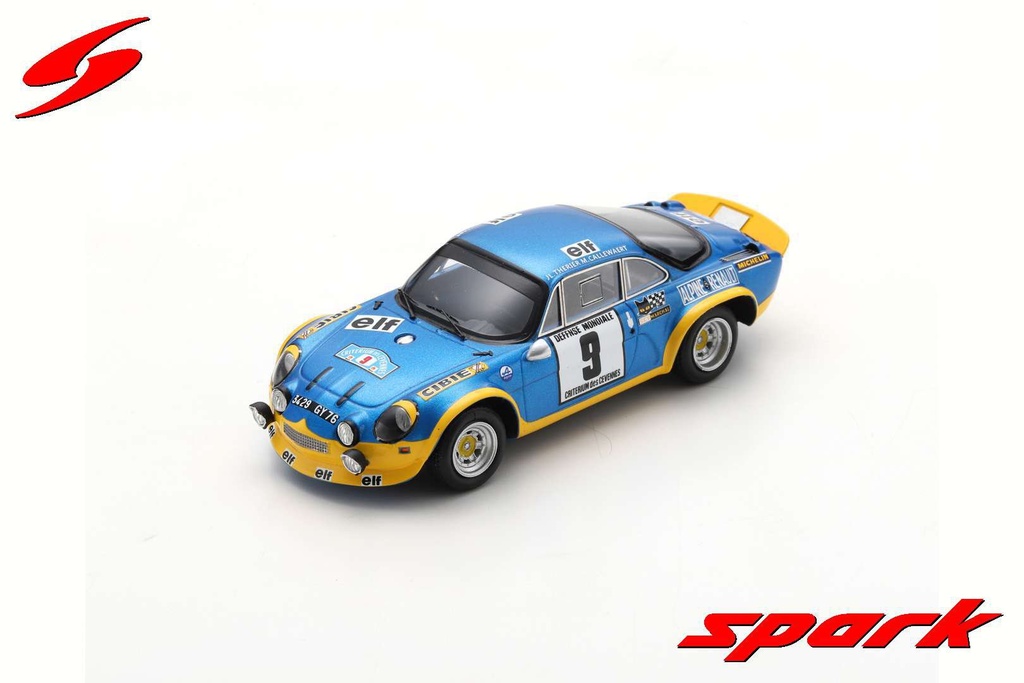 Alpine A110 Turbo No.9 Vainqueur Critérium des Cévennes 1972 J-L. Thérier - M. Callewaert