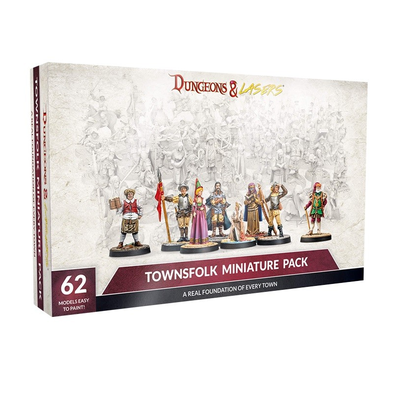 Dungeon & Lasers : Townsfolk Miniature Pack