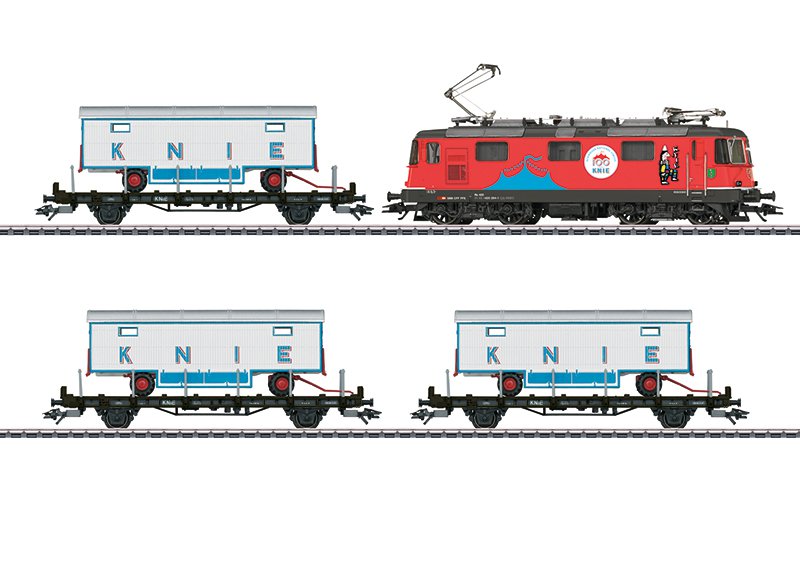 Marklin : LOCOMOTIVE ELECTRIQUE RE 4/4 3 WAGONS