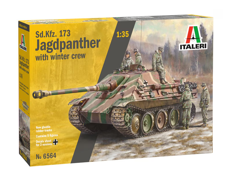 Italeri : Sd.Kfz.173 Jagdpanther │ Winter Crew