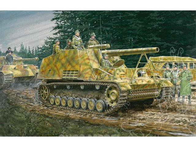 Dragon : Sd.Kfz. 165 Panzerhaubitze Hummel 1. Batch late/2. Batch early (2 in 1) │ Production Aug 1943-Jan 1944 or Feb-Jul 1944