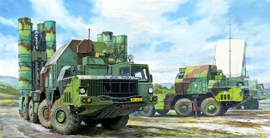 Trumpeter : S-300pmusa-10 grumble 48n6e of 5p85s tel