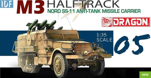 Dragon : M3 haltrack nord ss-11 anti tank missile