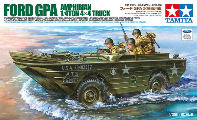 Tamiya : Ford GPA Amphibian ¼ ton 4x4 Truck