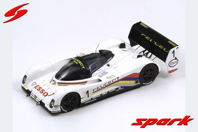 Spark : Peugeot 905 No.1 Winner 24H Le Mans 1992│D. Warwick - Y. Dalmas - M. Blundell With Acrylic Cover