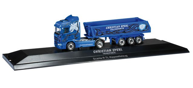 SCANIA R09 SEMI BENNE