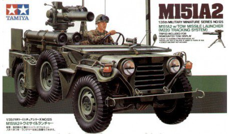 Tamiya : U.S. M151A2 │ w/ TOW Missile Launcher (M220 Tracking System)