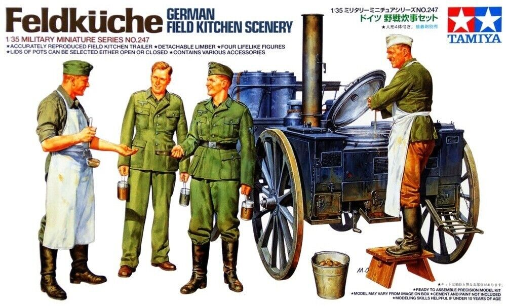 Tamiya : Feldküche │ German Field Kitchen Scenery