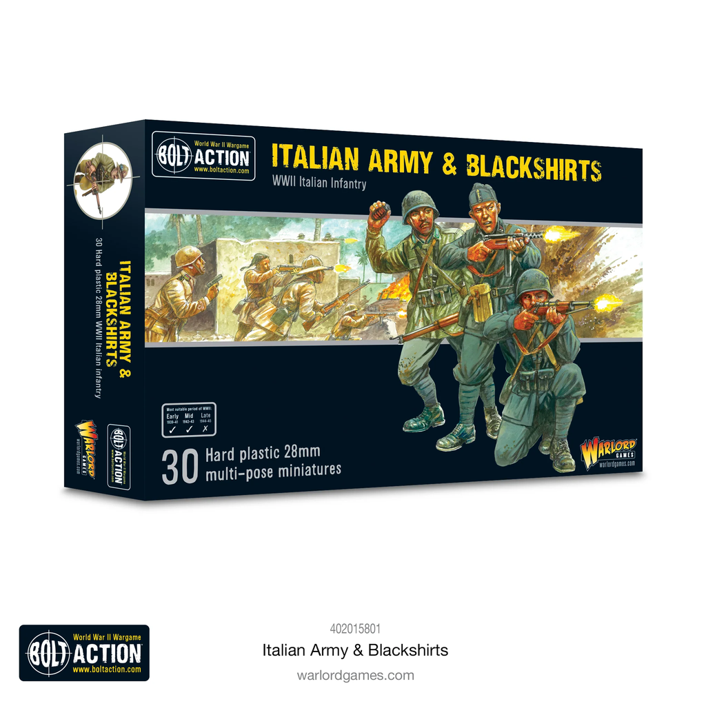 Bolt Action : Italian Army & Blackshirts │ Early - Mid