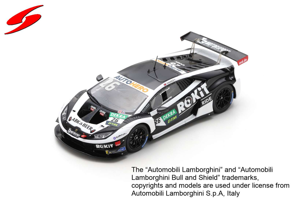 Spark : LAMBORGHINI HURACÁN GT3 EVO │NO.26 T3 MOTORSPORT DTM 2021 ESMEE HAWKEY LIMITED 300