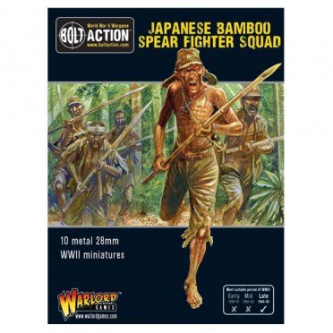 Bolt Action - japanese bamboo spear fighter squad