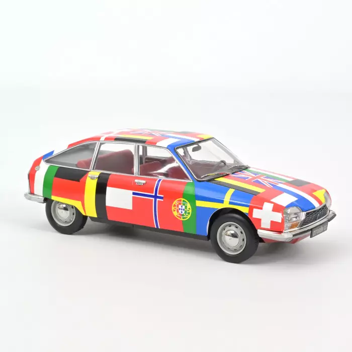 Norev : Citroën GS 1972 Drapeaux - 2ème version