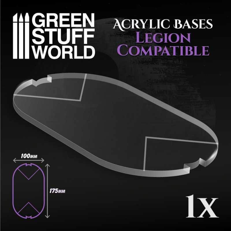 Green Stuff : Socle Oval 100x175mm (Star Wars LEGION)