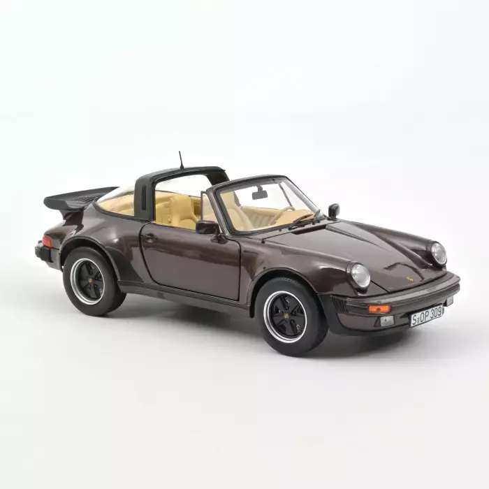 Norev : Porsche 911 Turbo Targa │ 1987 Brun métallisé 