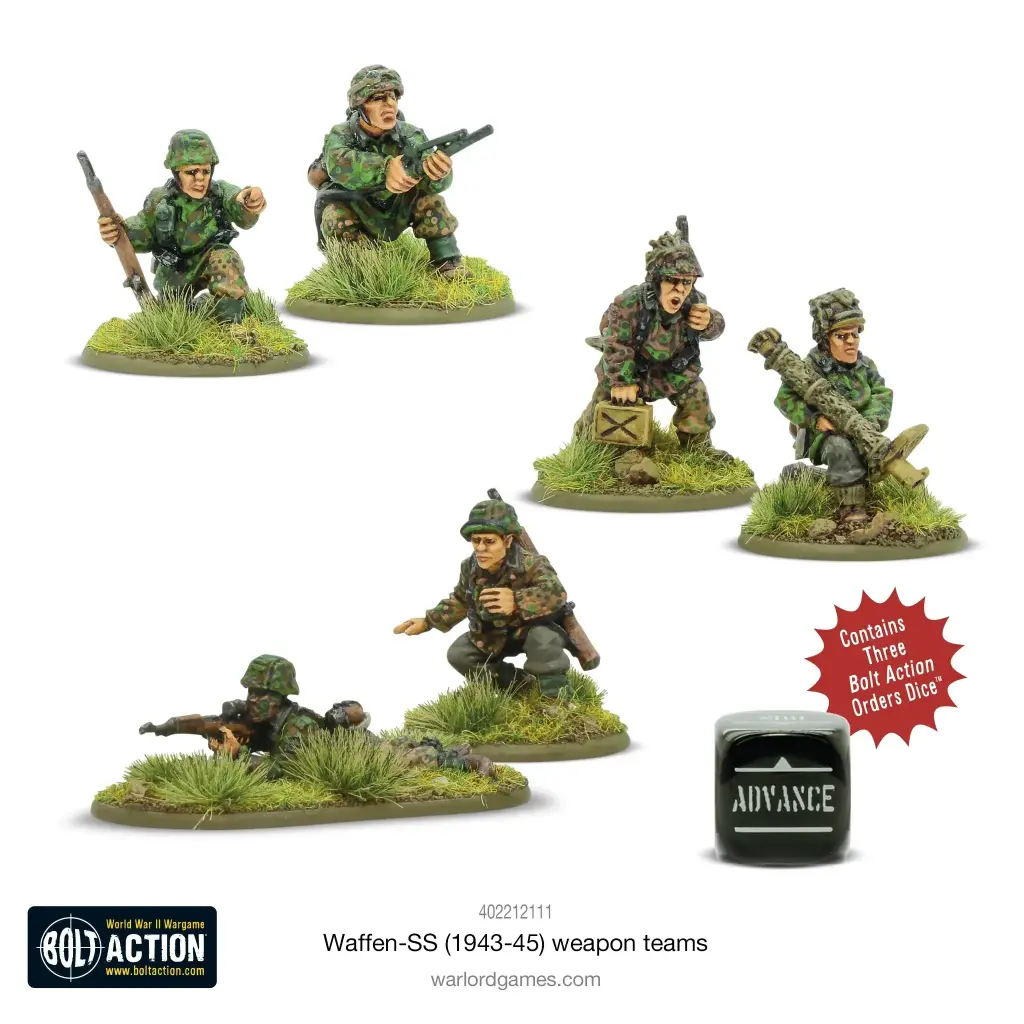 Bolt Action : Waffen-SS Weapons Teams │ Mid - Late