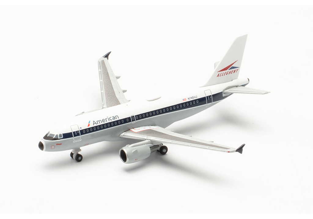 Herpa : American Airlines Airbus A319 - Allegheny Heritage livery – N745VJ