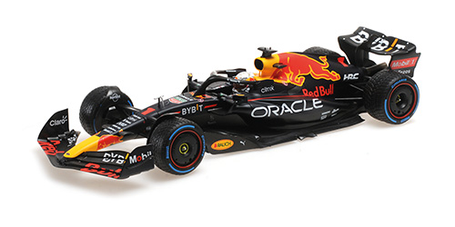 Minichamps :  Oracle Red Bull Racing RB18 Max Verstappen  3rd Monaco gp │ 2022 w/rain tyres