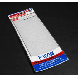 Tamiya : Papier Abrasif P180 (3pcs)