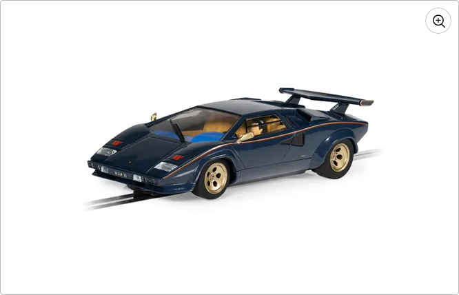 Scalextric : Lamborghini Countach - Blue + Gold