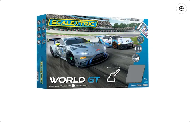 Scalextric : Circuit Wold GT Aston Martin Vantage GT3 - Porsche 911 GT3R