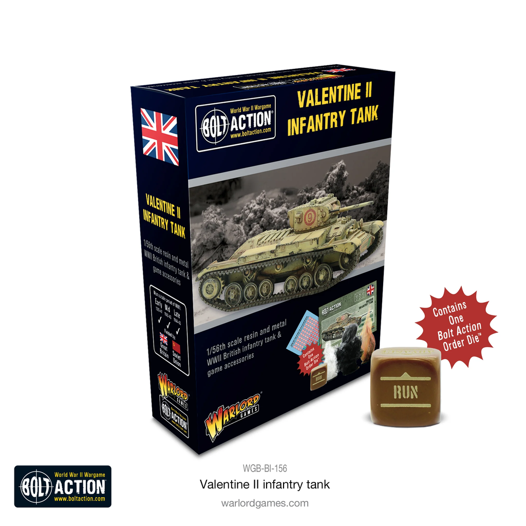 Bolt Action : Valentine II Infantry Tank │ Early - Mid - Late