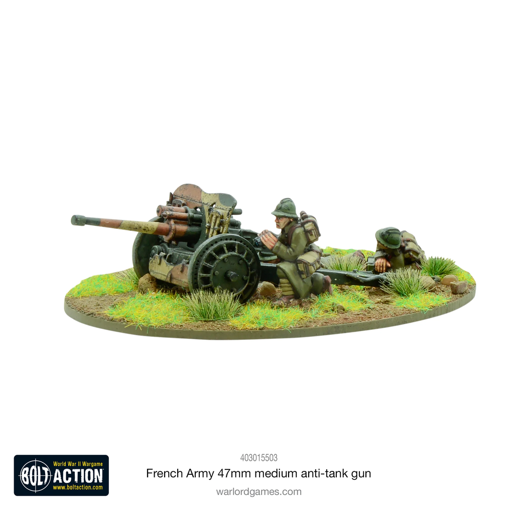 Bolt Action : French Army 47mm Medium Anti-Tank Gun