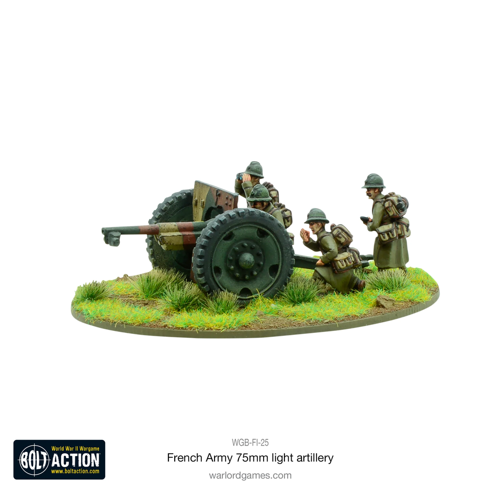 Bolt Action : French Army 75mm Light Artillery