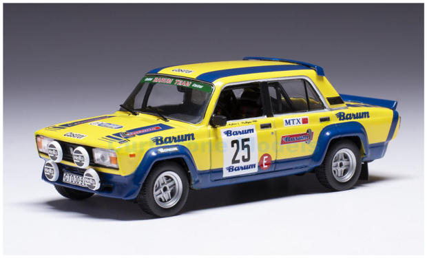 Ixo models : Lada 2105 MTX │ #25 Rallye barum - 1984 - M.Lank / M.Tyce