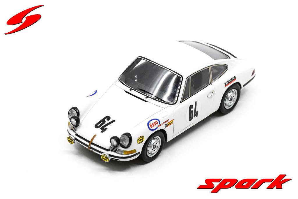 Spark : Porsche 911T│ #64 24H Le Mans 1968 - C. Laurent - J-C. Ogier