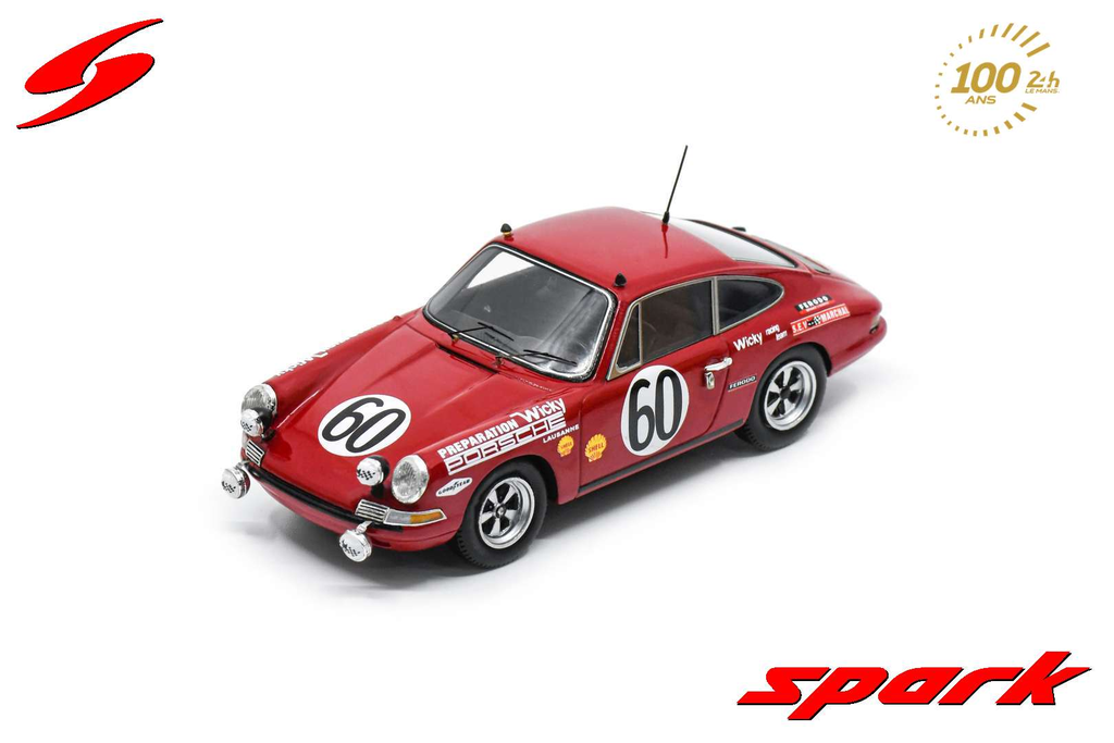 Spark : Porsche 911 T │ #60 24H Le Mans 1968 - J. de Mortemart - W. Meier