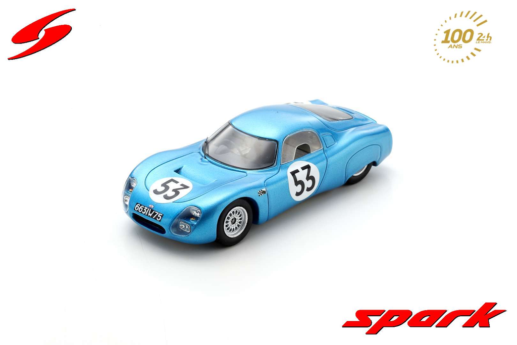 Spark : CD SP 66 │ #53 24H Le Mans 1966 - G. Heligoin - J. Rives